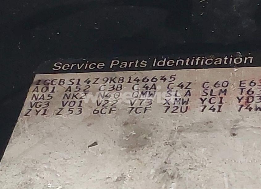 Photo 9 of 1989 Chevrolet S TRUCK S10 (VIN 1GCBS14Z9K8146645)