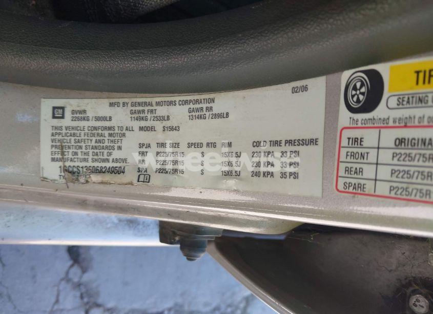 Photo 9 of 2006 Chevrolet Colorado LT (VIN 1GCCS136068249504)