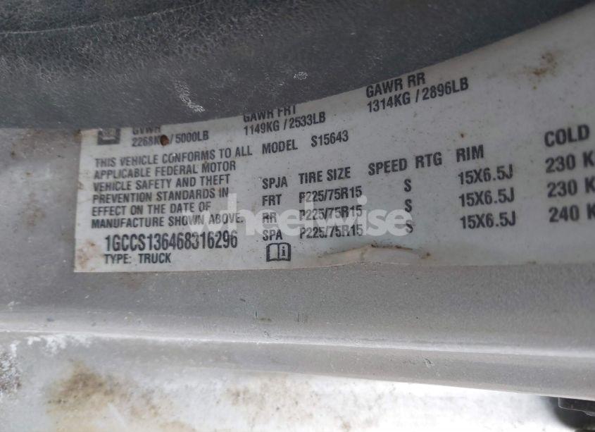 Photo 9 of 2006 Chevrolet Colorado LT (VIN 1GCCS136468316296)