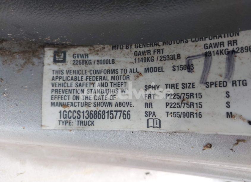 Photo 9 of 2006 Chevrolet Colorado LT (VIN 1GCCS136868157766)