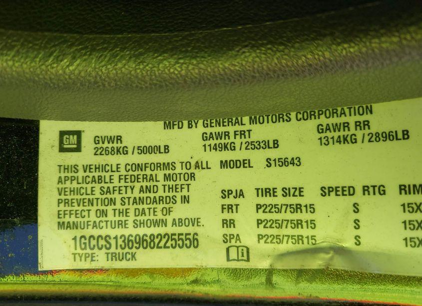 Photo 9 of 2006 Chevrolet Colorado LT (VIN 1GCCS136968225556)