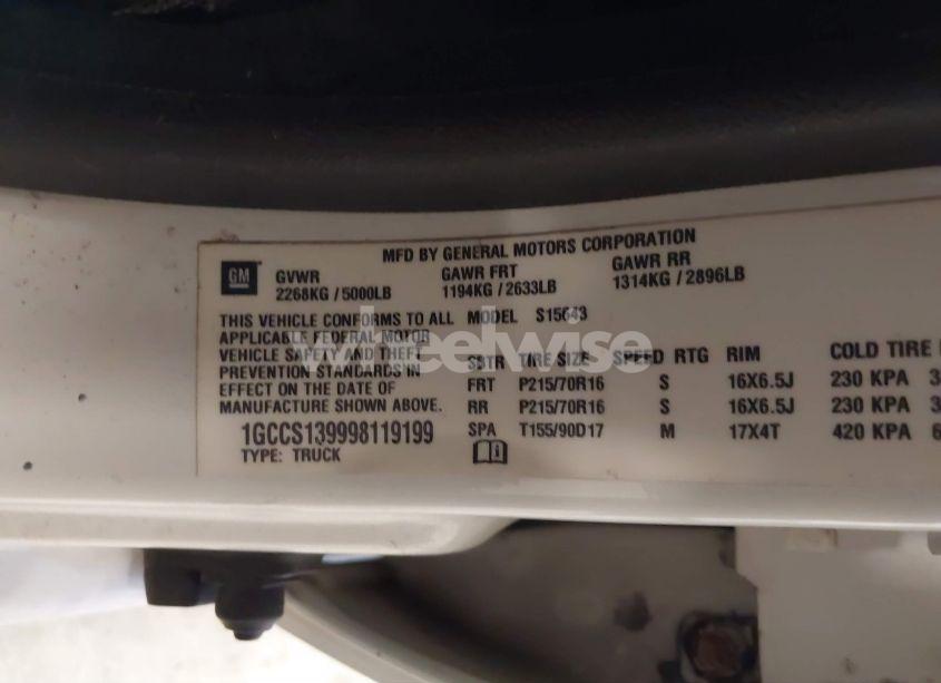 Photo 9 of 2009 Chevrolet Colorado LT (VIN 1GCCS139998119199)