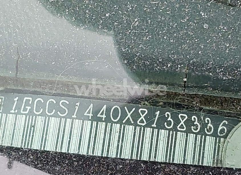 Photo 9 of 1999 Chevrolet S-10 LS (VIN 1GCCS1440X8138336)