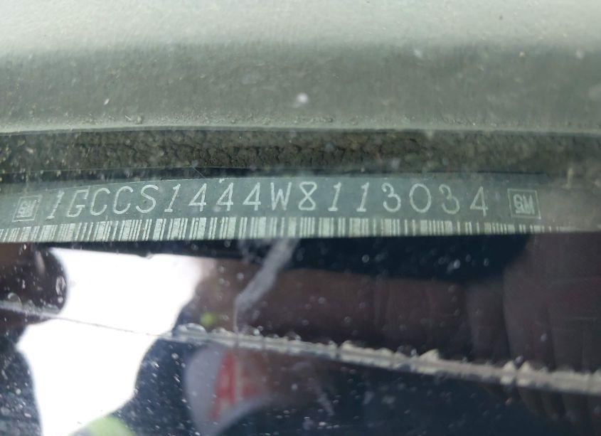 Photo 9 of 1998 Chevrolet S-10 LS FLEETSIDE CMI (VIN 1GCCS1444W8113034)