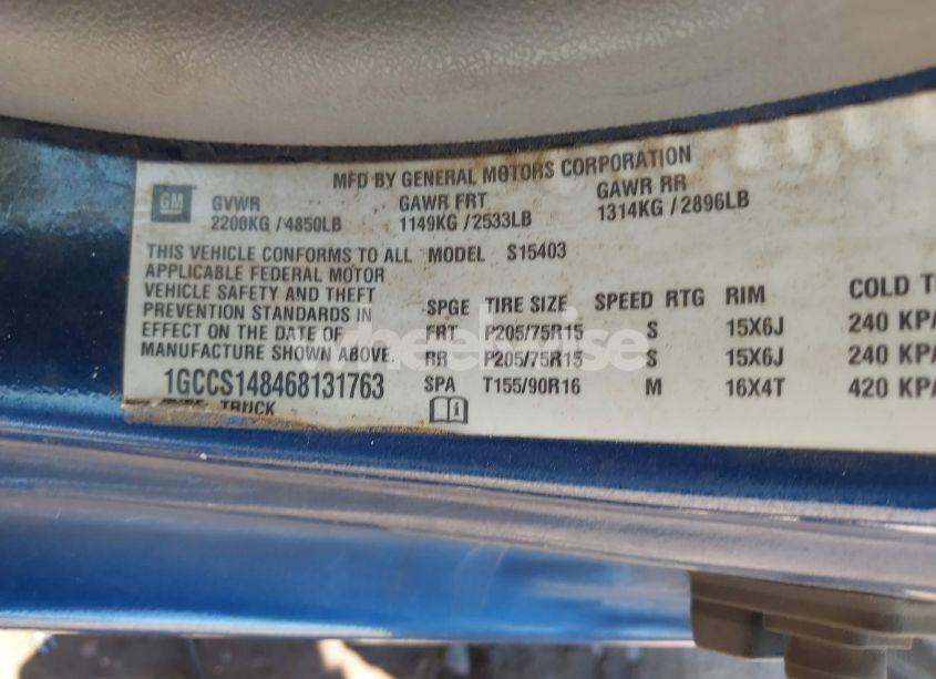 Photo 9 of 2006 Chevrolet Colorado WORK TRUCK (VIN 1GCCS148468131763)