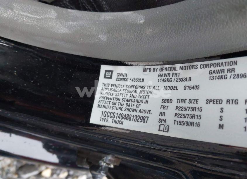 Photo 9 of 2008 Chevrolet Colorado LS (VIN 1GCCS149488132987)