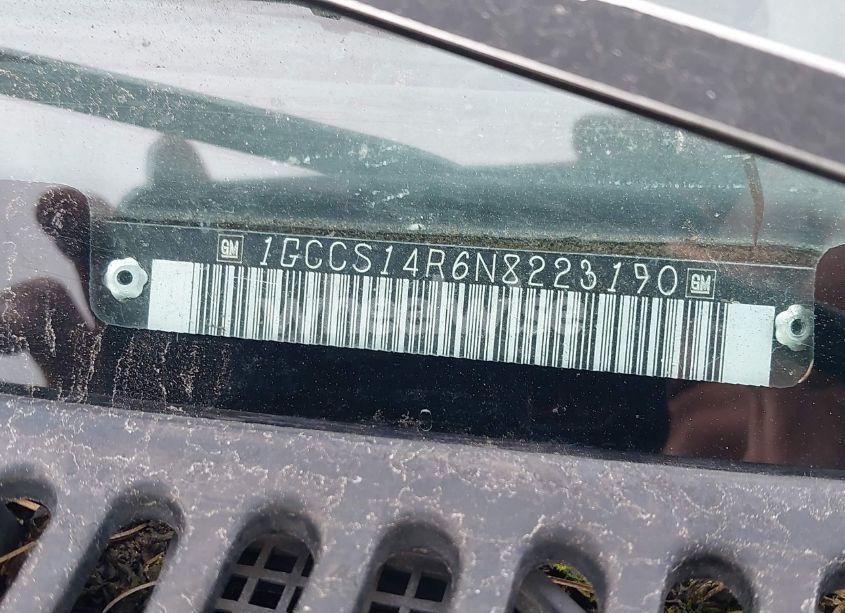 Photo 9 of 1992 Chevrolet S TRUCK S10 (VIN 1GCCS14R6N8223190)