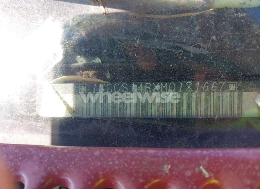 Photo 9 of 1991 Chevrolet S TRUCK S10 (VIN 1GCCS14RXM0181667)