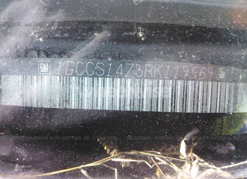 Photo 9 of 1994 Chevrolet S TRUCK S10 (VIN 1GCCS14Z3RK119569)