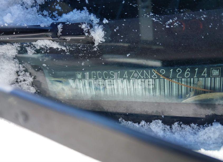 Photo 9 of 1992 Chevrolet S TRUCK S10 (VIN 1GCCS14ZXN8212614)