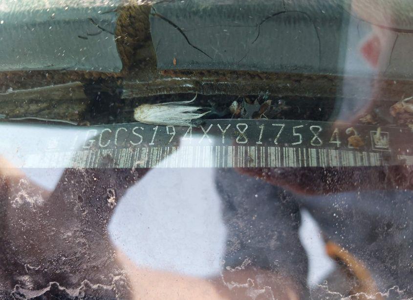 Photo 9 of 2000 Chevrolet S-10 LS (VIN 1GCCS194XY8175842)