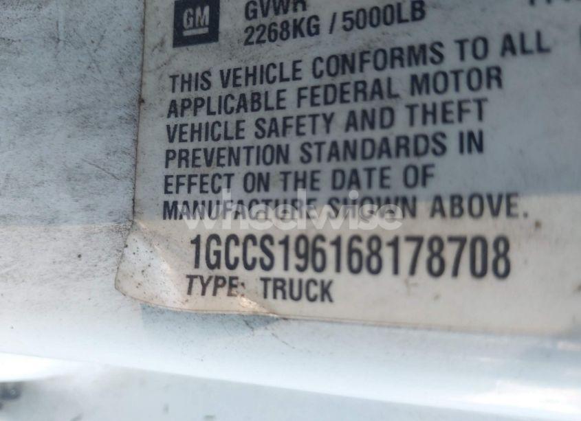 Photo 9 of 2006 Chevrolet Colorado LT (VIN 1GCCS196168178708)