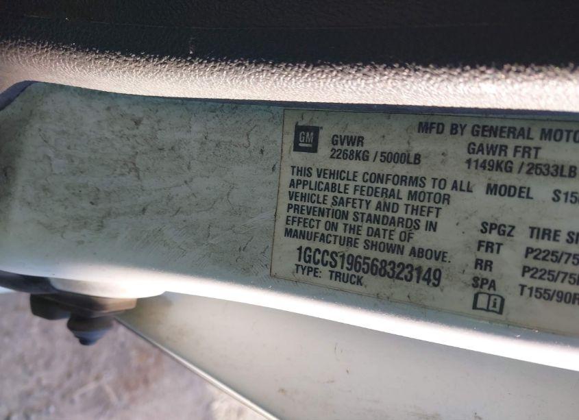 Photo 9 of 2006 Chevrolet Colorado LT (VIN 1GCCS196568323149)