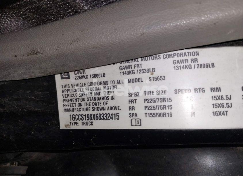 Photo 9 of 2006 Chevrolet Colorado LS (VIN 1GCCS198X68332415)