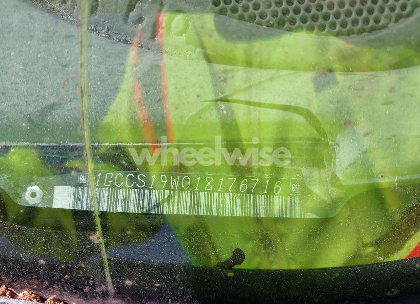 Photo 9 of 2001 Chevrolet S-10 LS (VIN 1GCCS19W018176716)