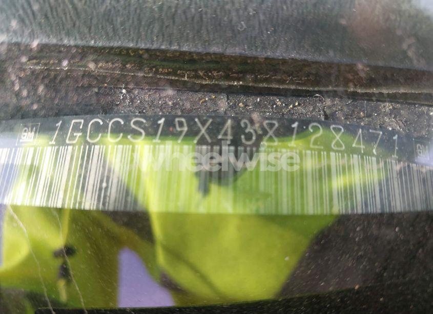 Photo 9 of 2003 Chevrolet S-10 LS (VIN 1GCCS19X438128471)