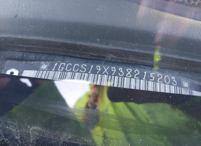 Photo 12 of 2003 Chevrolet S-10 LS (VIN 1GCCS19X938215203)