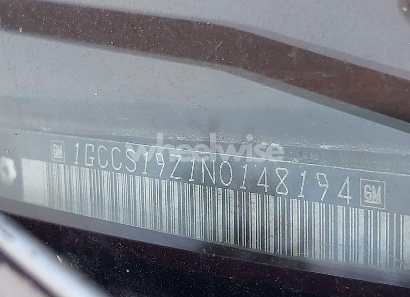 Photo 9 of 1992 Chevrolet S TRUCK S10 (VIN 1GCCS19Z1N0148194)