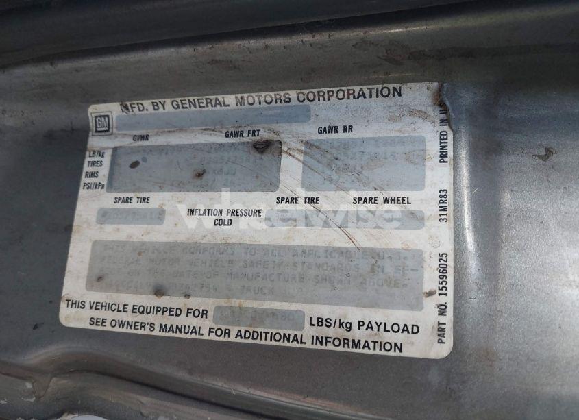 Photo 9 of 1988 Chevrolet S TRUCK S10 (VIN 1GCCS19Z7J8242754)