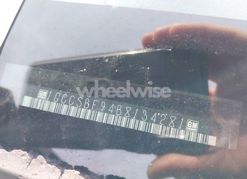 Photo 9 of 2011 Chevrolet Colorado WORK TRUCK (VIN 1GCCSBF94B8134281)