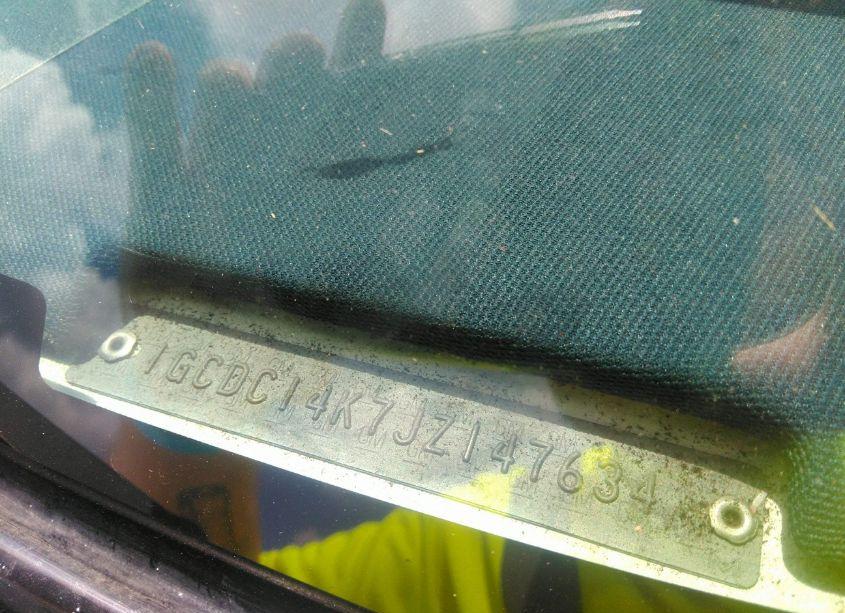 Photo 9 of 1988 Chevrolet Gmt-400 C1500 (VIN 1GCDC14K7JZ147634)