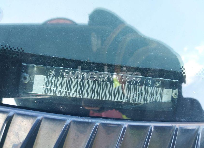 Photo 9 of 2000 Chevrolet Astro (VIN 1GCDM19W8YB126819)