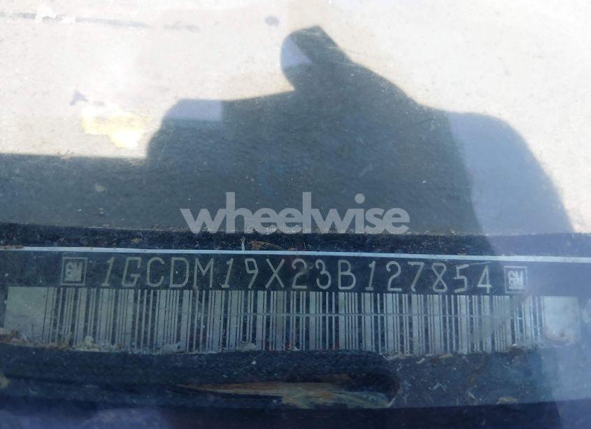 Photo 9 of 2003 Chevrolet Astro (VIN 1GCDM19X23B127854)