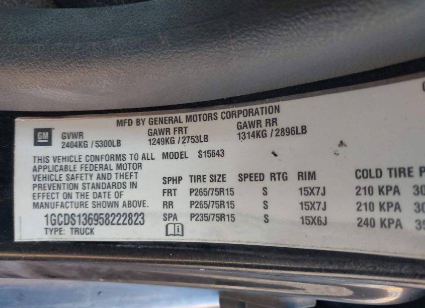 Photo 9 of 2005 Chevrolet Colorado LS (VIN 1GCDS136958222823)