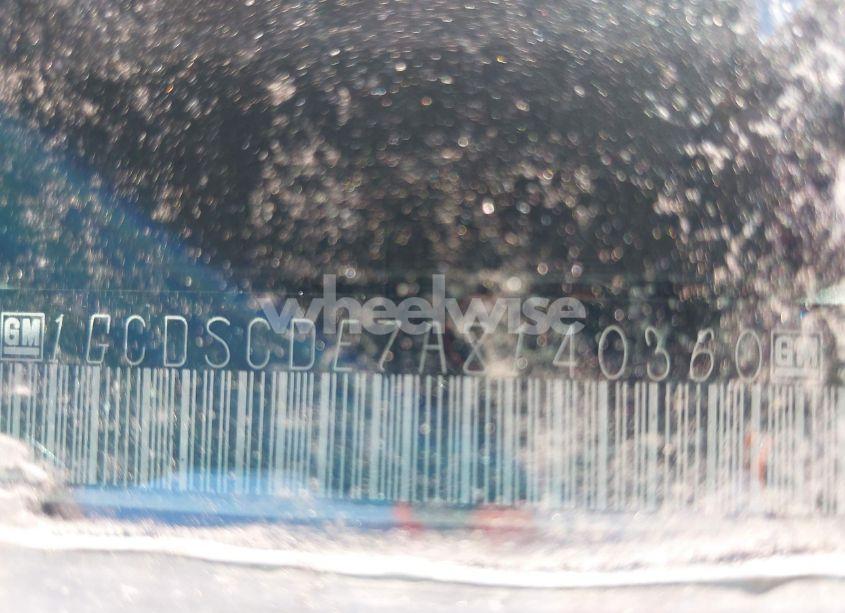 Photo 9 of 2010 Chevrolet Colorado 1LT (VIN 1GCDSCDE7A8140360)