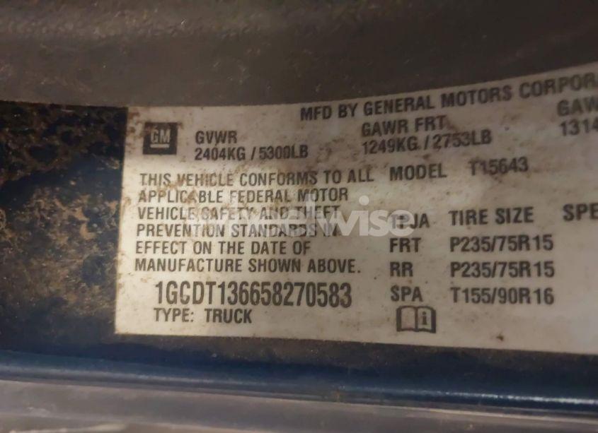 Photo 9 of 2005 Chevrolet Colorado LS (VIN 1GCDT136658270583)