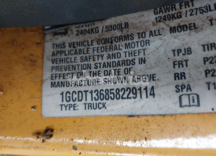 Photo 9 of 2005 Chevrolet Colorado LS (VIN 1GCDT136858229114)