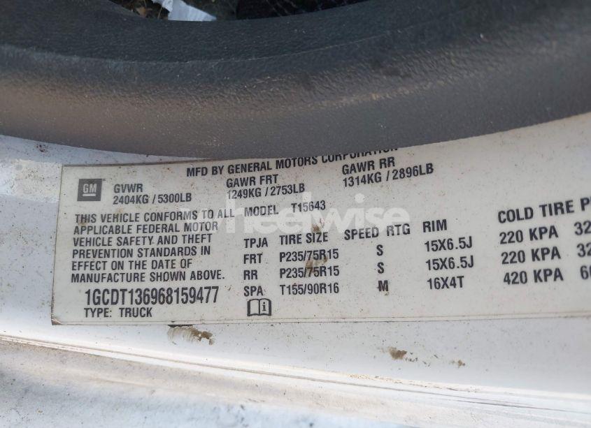 Photo 9 of 2006 Chevrolet Colorado LT (VIN 1GCDT136968159477)