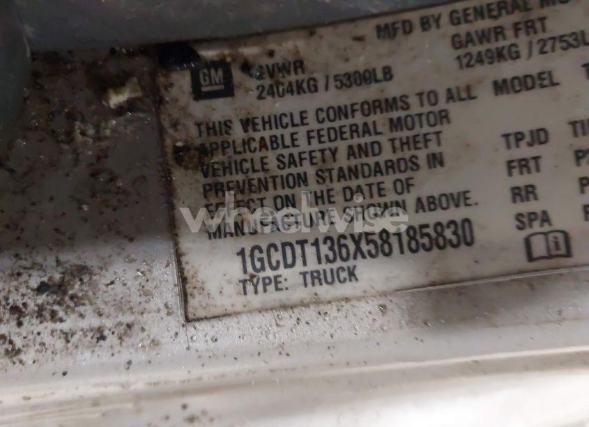 Photo 9 of 2005 Chevrolet Colorado LS (VIN 1GCDT136X58185830)