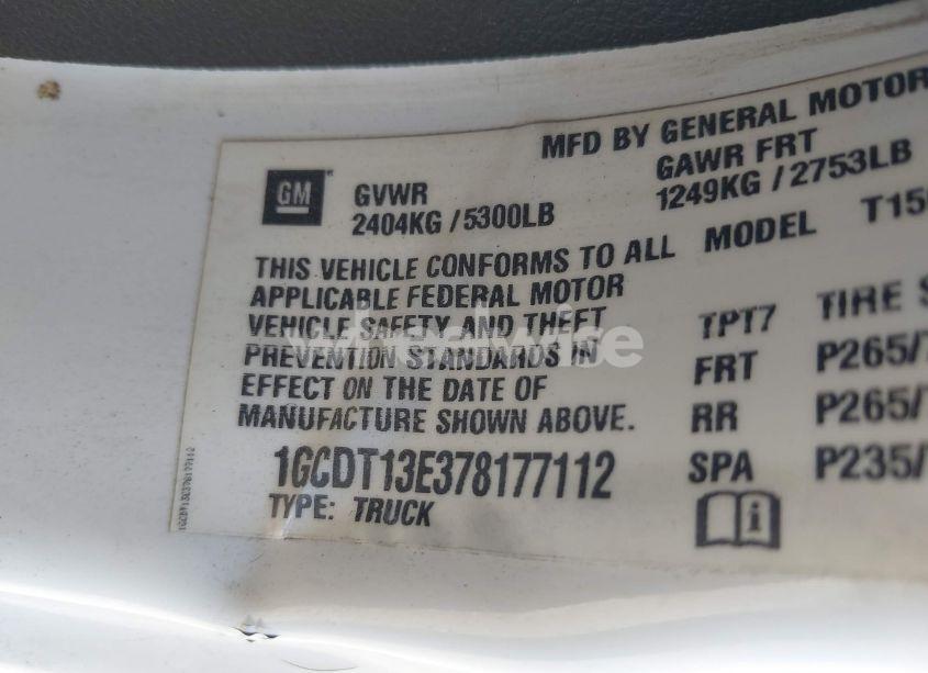 Photo 9 of 2007 Chevrolet Colorado LT (VIN 1GCDT13E378177112)