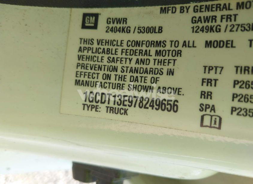 Photo 9 of 2007 Chevrolet Colorado LT (VIN 1GCDT13E978249656)