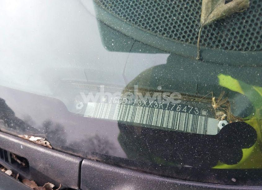 Photo 9 of 2003 Chevrolet S-10 LS (VIN 1GCDT13XX3K176473)