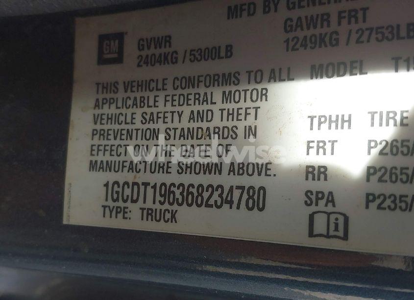 Photo 9 of 2006 Chevrolet Colorado LT (VIN 1GCDT196368234780)