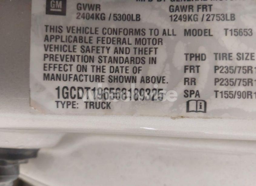 Photo 9 of 2006 Chevrolet Colorado LT (VIN 1GCDT196568189325)