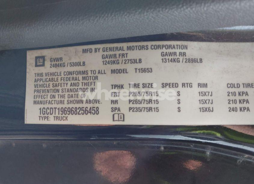 Photo 9 of 2006 Chevrolet Colorado LT (VIN 1GCDT196968256458)