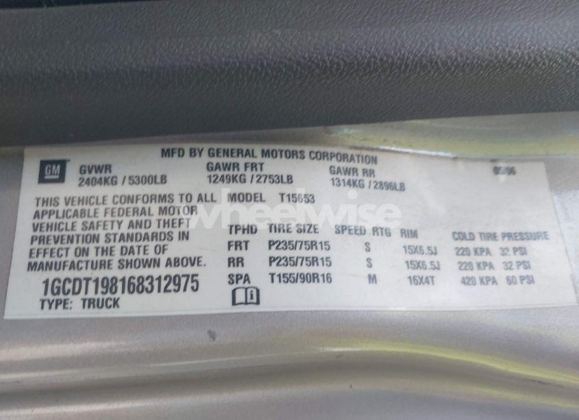 Photo 9 of 2006 Chevrolet Colorado LT (VIN 1GCDT198168312975)