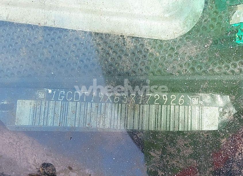 Photo 9 of 2003 Chevrolet S-10 LS (VIN 1GCDT19X638172926)