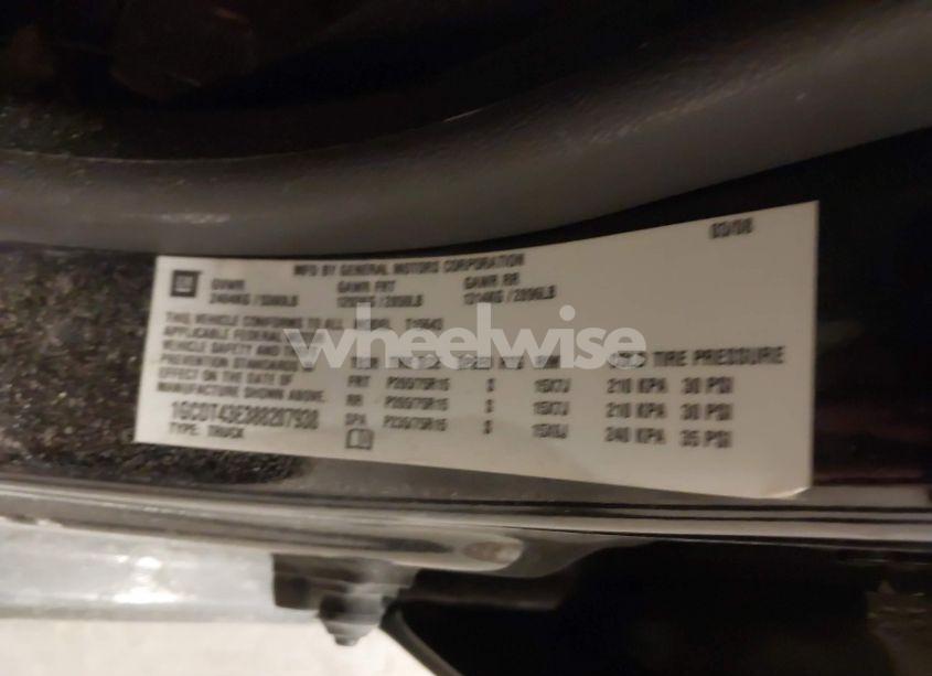 Photo 9 of 2008 Chevrolet Colorado LT (VIN 1GCDT43E388207938)