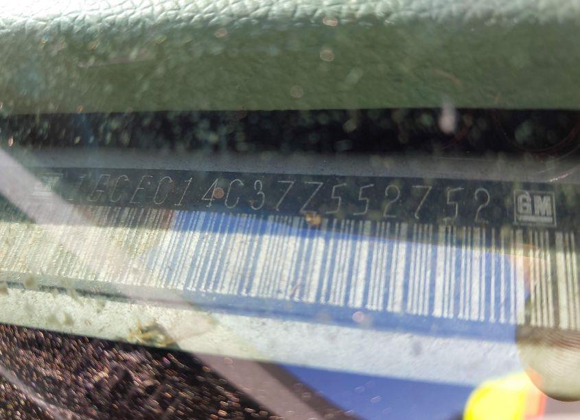 Photo 9 of 2007 Chevrolet Silverado 1500 WORK TRUCK (VIN 1GCEC14C37Z552752)