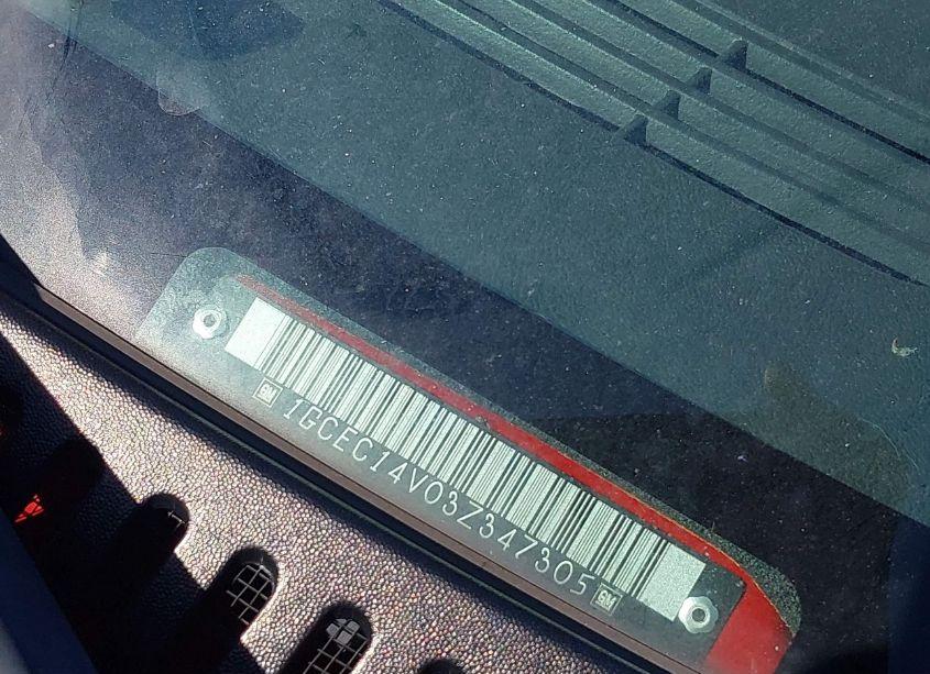 Photo 9 of 2003 Chevrolet Silverado 1500 LS (VIN 1GCEC14V03Z347305)