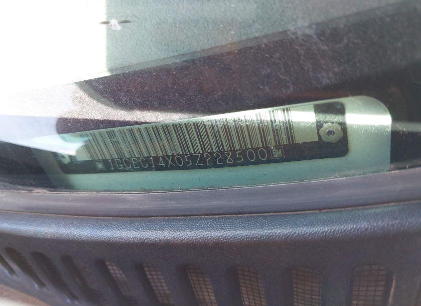 Photo 9 of 2005 Chevrolet Silverado 1500 WORK TRUCK (VIN 1GCEC14X05Z228500)