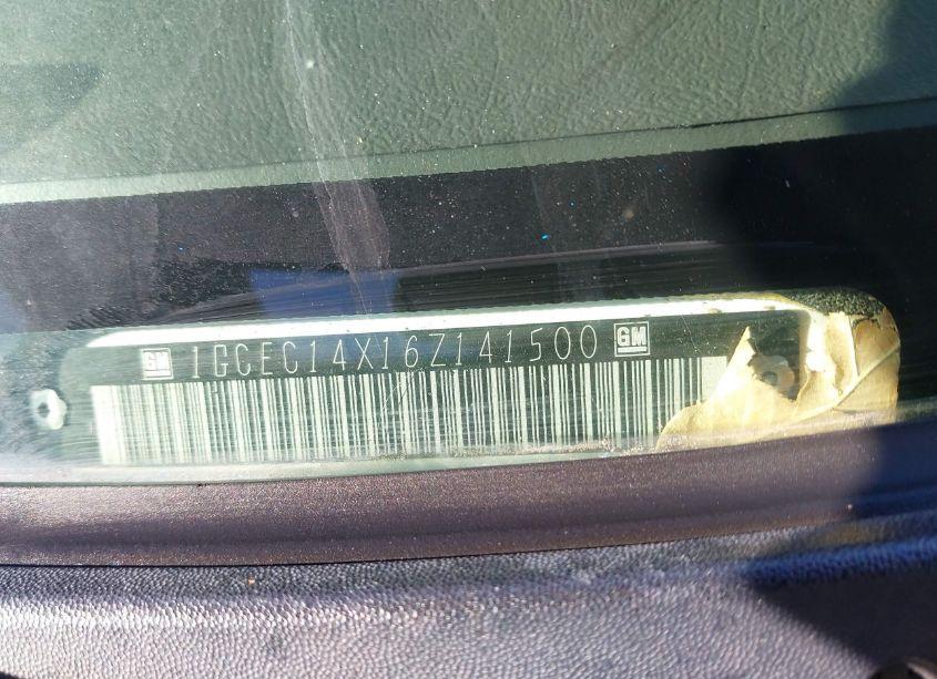 Photo 9 of 2006 Chevrolet Silverado 1500 WORK TRUCK (VIN 1GCEC14X16Z141500)