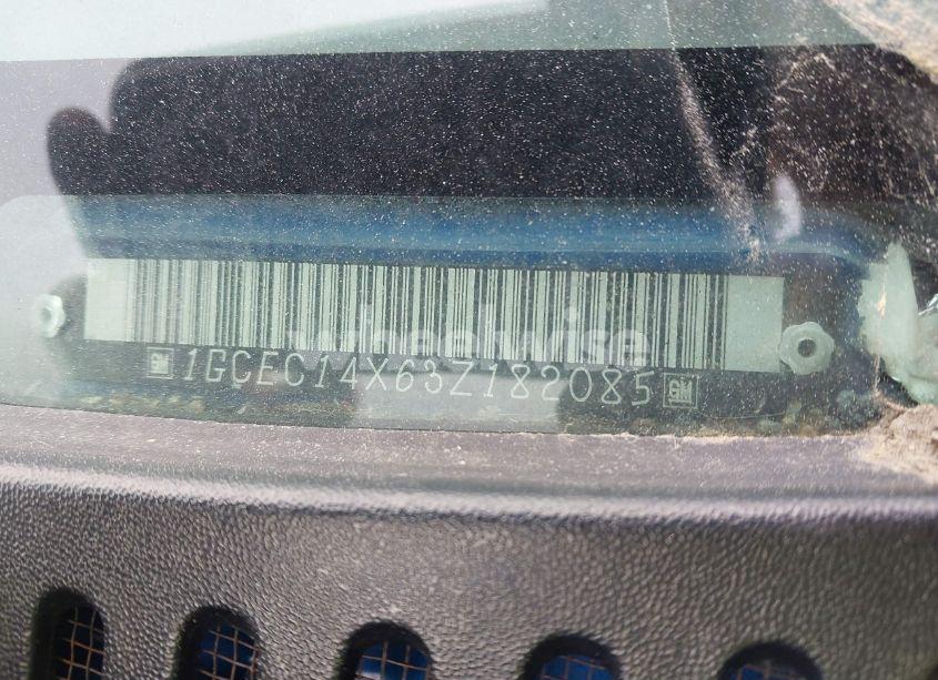 Photo 9 of 2003 Chevrolet Silverado 1500 (VIN 1GCEC14X63Z182085)