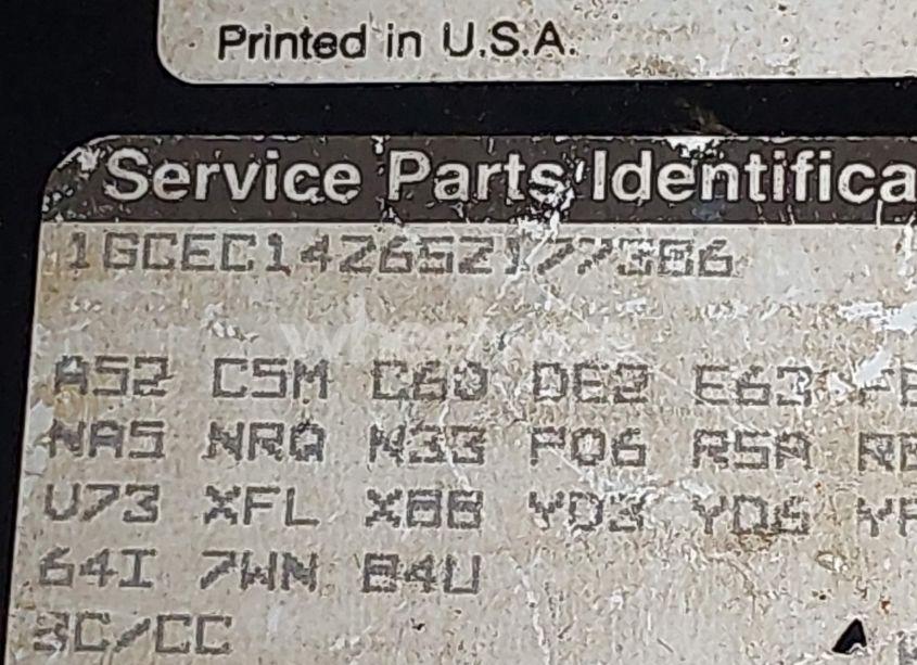 Photo 9 of 1995 Chevrolet Gmt-400 C1500 (VIN 1GCEC14Z6SZ177386)