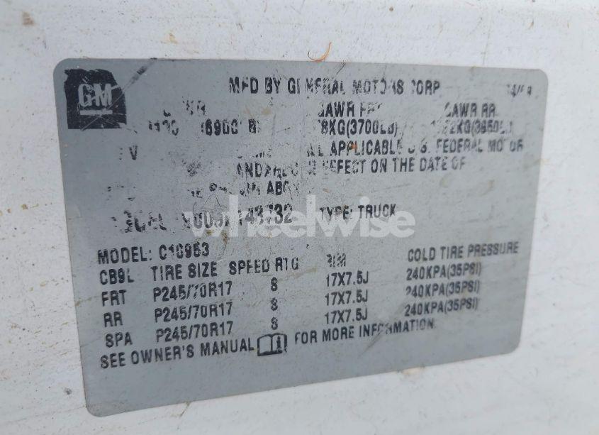 Photo 9 of 2009 Chevrolet Silverado 1500 WORK TRUCK (VIN 1GCEC19009E143732)