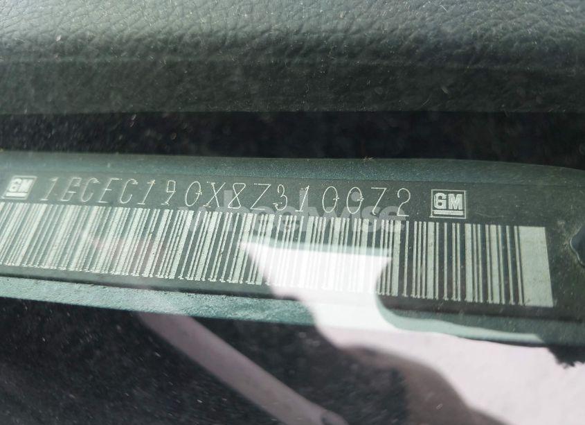 Photo 9 of 2008 Chevrolet Silverado 1500 LT1 (VIN 1GCEC190X8Z310072)